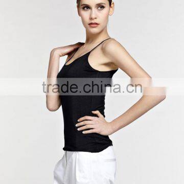 Wholesale Plain Back Spaghetti Strap Tank Top photo-3