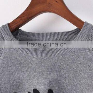 New Fashion Knitwear 12GG Pullover Grey Color Christmas Tree Sweater Designs for Women photo-2
