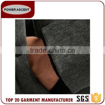 Good Quality Man Warm Stand Collar Padded Quilting Hoody Jacket In China photo-5