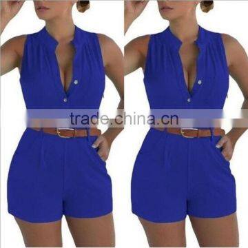 Zm50240b Fashion Women Trousers Europe Slim Jumpsuits Lady Loose Casual Short Pants photo-2