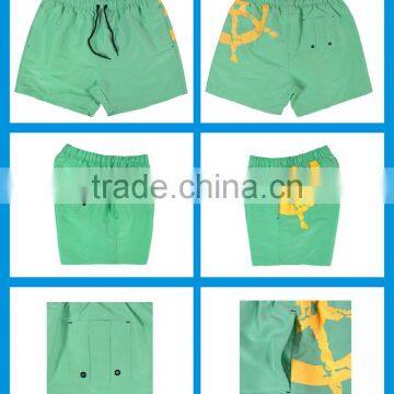 Microfiber Brushed Polyester Fabric Blank Board Shorts Wholesale Plastisol Print photo-4