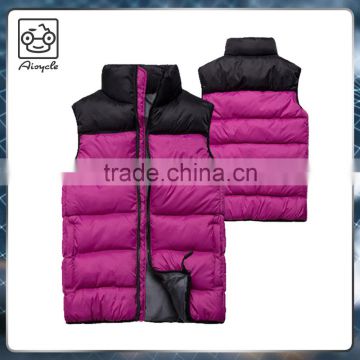 Womens trendy down feather vest jacket