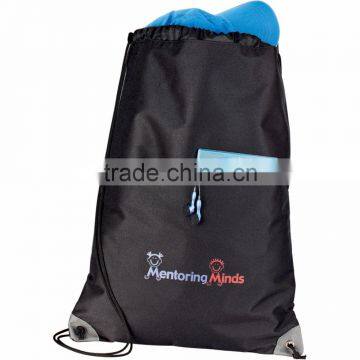 Profiles Drawstring Backpack - large main compartment, drawstring design for shoulder or backpack carry and comes with your logo