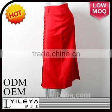 Latest Fashion New Arrival Ladies Formal Knee Length Skirt