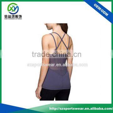 Wholesale Latest Design Fashion Sexysee-through I-shaped Vest Tank Tops