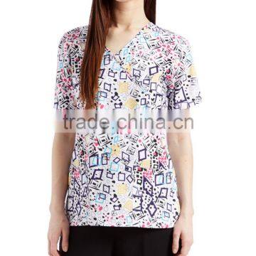 New Style Wholesale Hospital Medical Cheap Nursing Scrubs Nurse Uniform Designs Suits photo-5