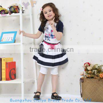 Pretty Fashion Summer Ready Stock Striped Baby Girls Fashion Set photo-2