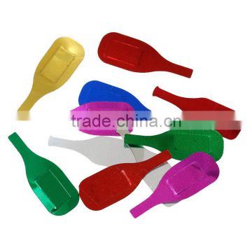 PVC Confetti Party Decoration Wine Bottle At Random