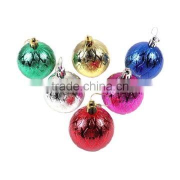 Party Decorations Christmas Tree Hanging Decoration Round Rhombus Plastic Christmas Ball