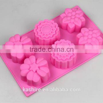 Wholesale Different Flowers Shape Food Grade Silicone Cake Mould With Cheap Price photo-2