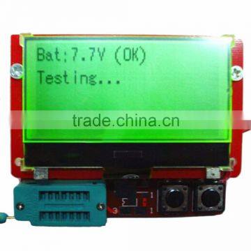 Mega328 Transistor Tester Diode Triode Inductor Capacitance ESR Meter Digital Led MOS NPN Tester Meter 12864 Graphic DC 9V photo-3