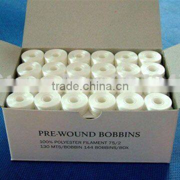 100% prewound bobbin thread