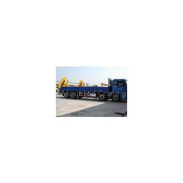 Durable Fast Hydraulic Truck Mounted Crane For Transporting Materials , 11meters Lifting Height