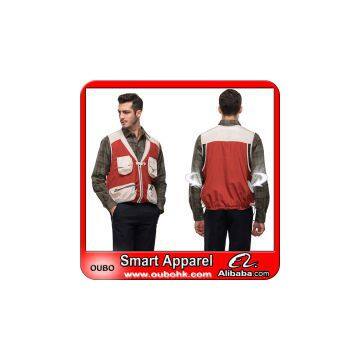 Fishing vest with many pockets With Electric Fans For Hot Environment Outdoor Working OUBOHK