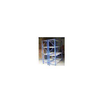 Wire Mesh Medium Duty Warehouse Shelving Racks adjustable with Support Bar