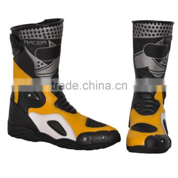 Motorcycle Leather racing Boot