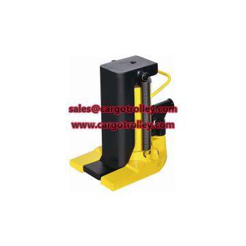 Hydraulic toe jack application and advantages