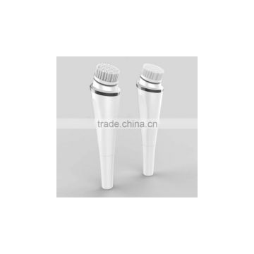 1 soft and 1 hard bristles rotating facial cleaning appliances small facial brush for skin care -JTLH-1501