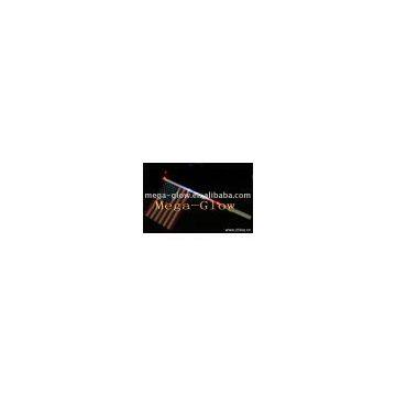 LED flashing USA National Flag with button
