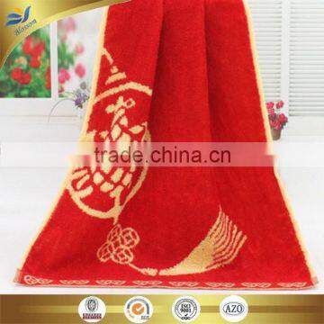 china manufacturer wholesale cheap couple towels jacquard bamboo faca towels wedding favors gift towel 35cm*75cm