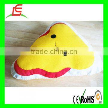 LE B0246 FOOD SHAPED HAPPY PIZZA DECORATION Plush Stuffed Pillow