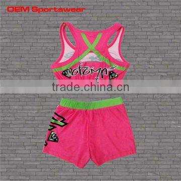 New style sublimation women cheerleading uniform