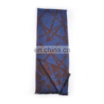 TOROS Dark Blue Factory Direct Sale Men Viscose Long Scarf