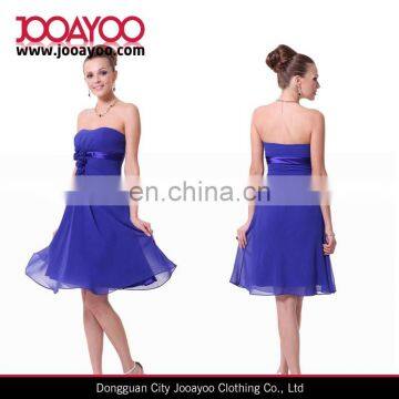 New Fashion Green Chiffon Bridesmaid Short Coktail Party Dresses