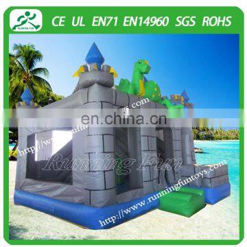 2015 Hot selling inflatable dinosaur bounce house used bounce houses for sale