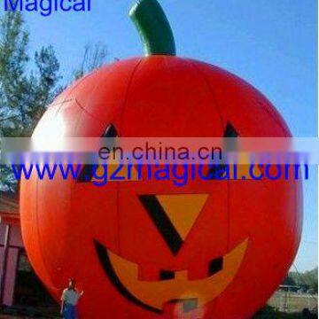 2015Smile face inflatable pumpkin halloween decoration