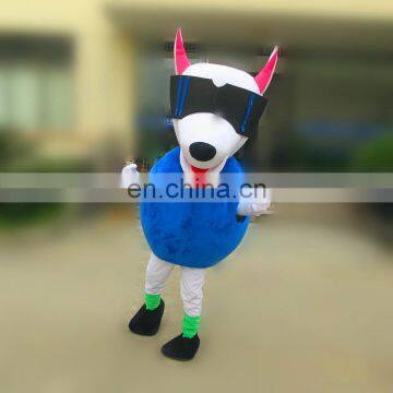 2017 Popular OEM Service Animal Adult Glasses Dog Mascot Costume photo-5