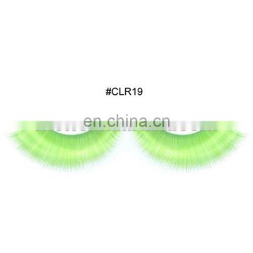 party carnival halloween wholesale fashion colorful green False Eyelash E-0025