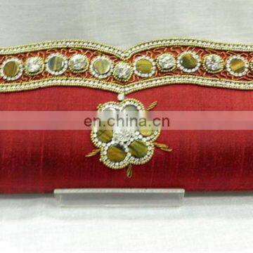 Vibrant Red Clutch Purse