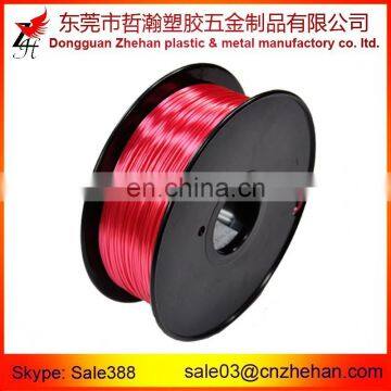 New red Color Like silk PLA/ABS 3d printer Polymer filaments