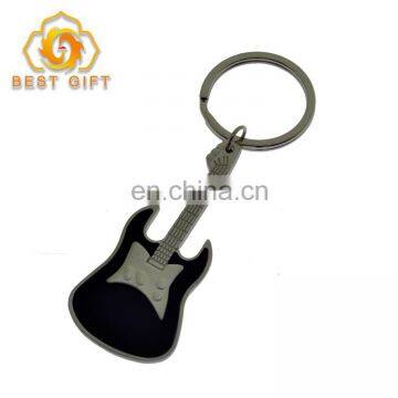 2018 Hot Fashion Metal Guitar Enamel Keychain