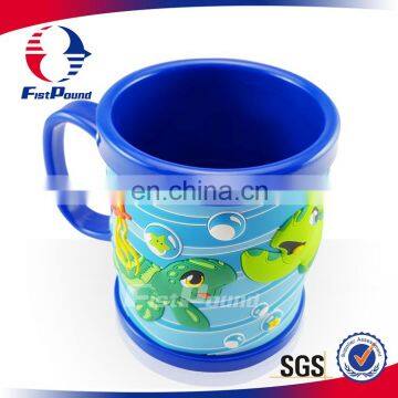 Plastic cup soft pvc mug cup for promotional gift