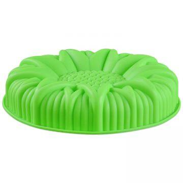 Free Sample Food Grade Heat resistant Nontoxic Silicone Cake Mold Baking Mousse Pudding Mold Tool Fruit Pie Plate