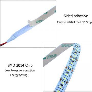DC12V SMD 3014 LED Strip Light 204 LEDs/m 5M Flexible Light White,Warm White Led Strip 3014 photo-3