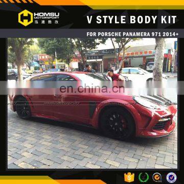 Msory Design Style Carbon Fiber FRP Full Set Bumper Kit for Porsch Panamer 2014 2015 2016 971 Body Kit