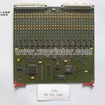 Heidelberg Machine SEK2 Board 00.785.1069 Flat Module SEK2 Bogen 008 SEK2 Printed Circuit Board 00.781.5851