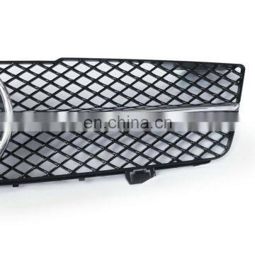 Верхняя хромированная черная решетка переднего бампера, подходящая для Mercedes Benz CLS Class W219 2008 - 2011 годов выпуска photo-5