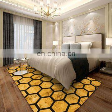 Attraction carpet simple floor carpet print  bedroom sofa carpet for living room