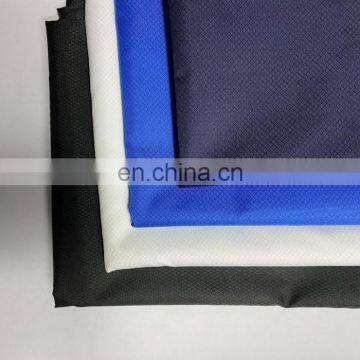 240T Pongee W/R Poly Diamond Ripstop With Milky PU Coated Polyester Windbreaker Jacket Fabric photo-3