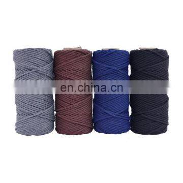 Wholesale Twisted Cotton Macrame Cord Rope Braid Cotton Cord 4mm,5mm,7mm,8mm photo-2