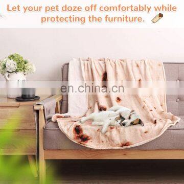 Soft Pancake Dog Cat Plush Pillow Fleece Pet Blanket photo-4