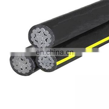 600V overhead aluminum cable 2*16mm2 aerial bunch abc cable