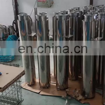 SS304 top open material column for bho extractor with welded bottom and drain port