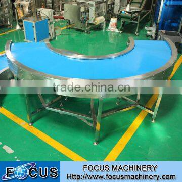 90 degree 180 degree turning belt conveyor/PVC conveyor belt price