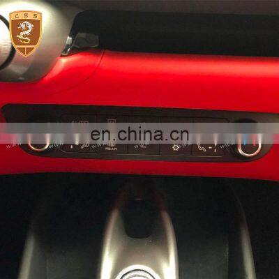 New Design OEM Style For Fer-rail 812 Carbon Fiber AC Air Conditioning Button Cover photo-2