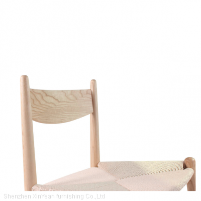 CH36 Wood and Rattan Chair Antique Oak Chairs Wooden Restaurant Chairs White Wooden Kitchen Chairs Wooden Chair With Handle photo-3